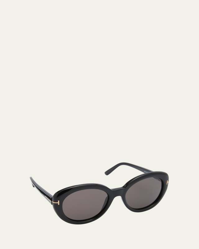 Lily Monochrome Acetate Cat-Eye Sunglasses